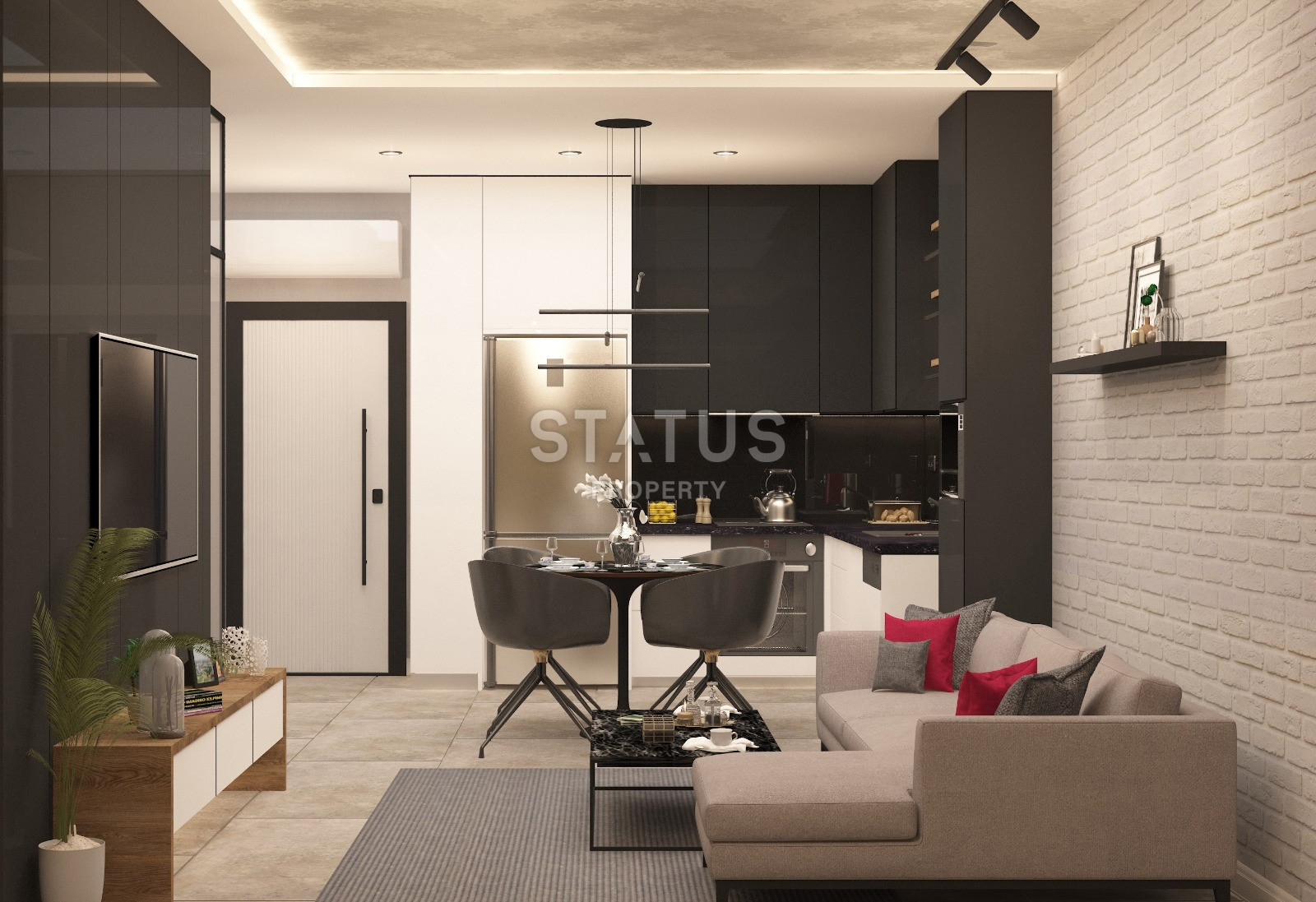 Инвестиционный проект на стадии котлована в 150 метрах от пляжа Клеопатры, 60- 172 м2 фото 3