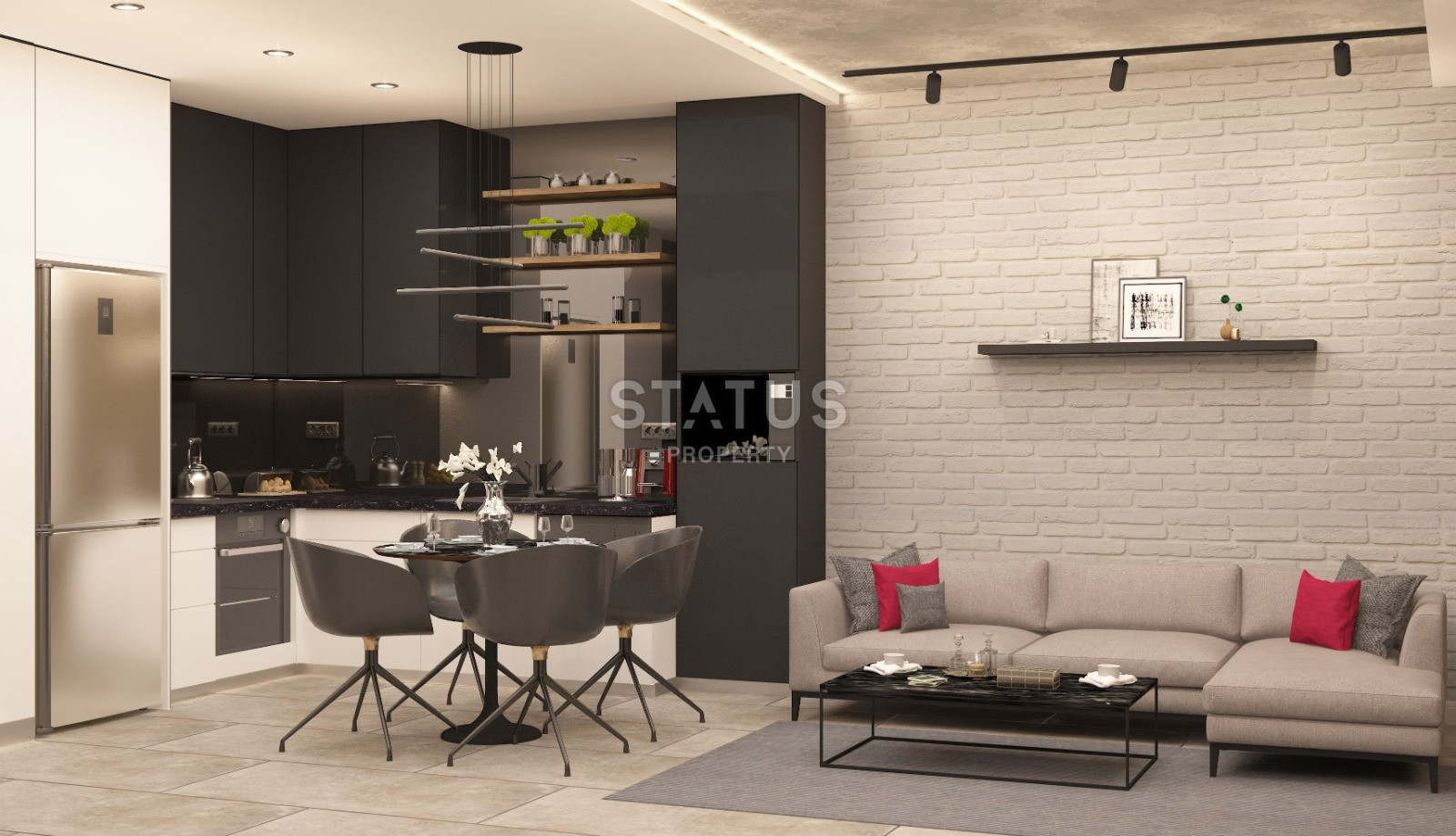 Инвестиционный проект на стадии котлована в 150 метрах от пляжа Клеопатры, 60- 172 м2 фото 4