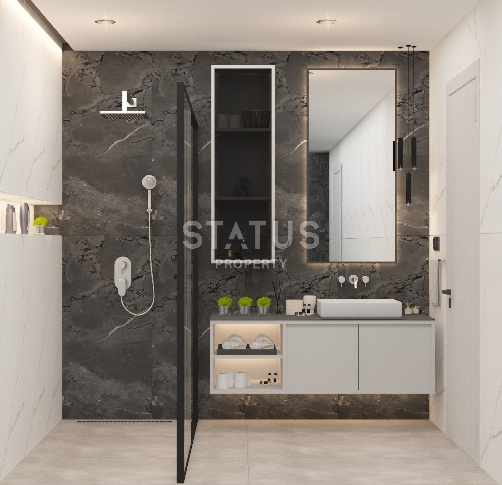 Инвестиционный проект на стадии котлована в 150 метрах от пляжа Клеопатры, 60- 172 м2 фото 10