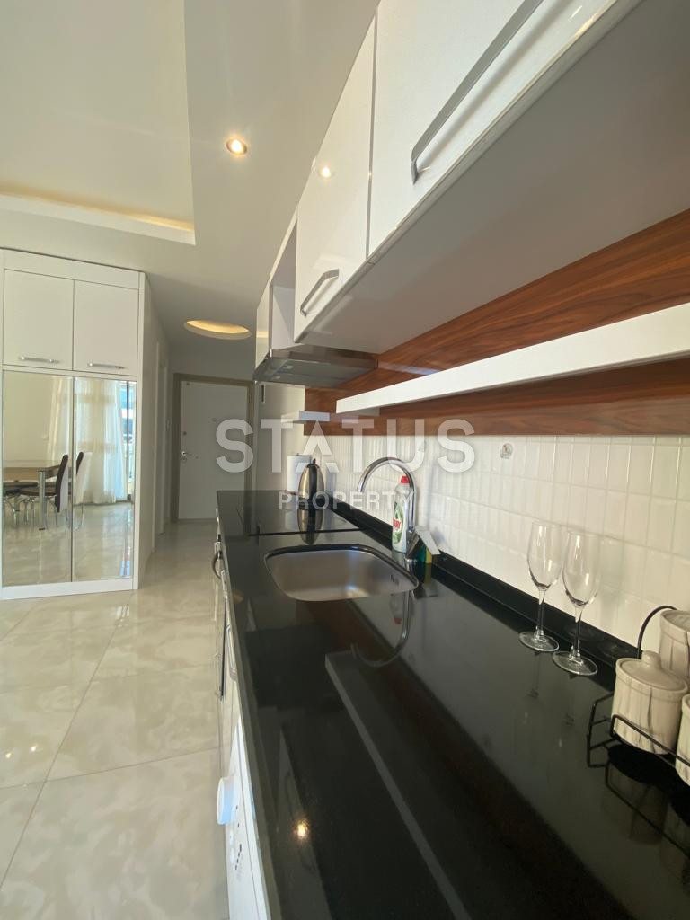 Апартаменты 1+1 с видом на море, в раойне Махмутлар, 80 кв.м. фото 3