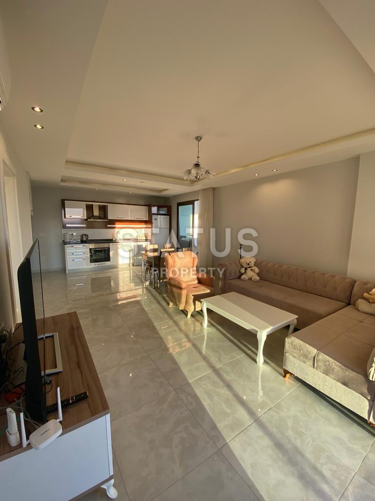 Апартаменты 1+1 с видом на море, в раойне Махмутлар, 80 кв.м. фото 4