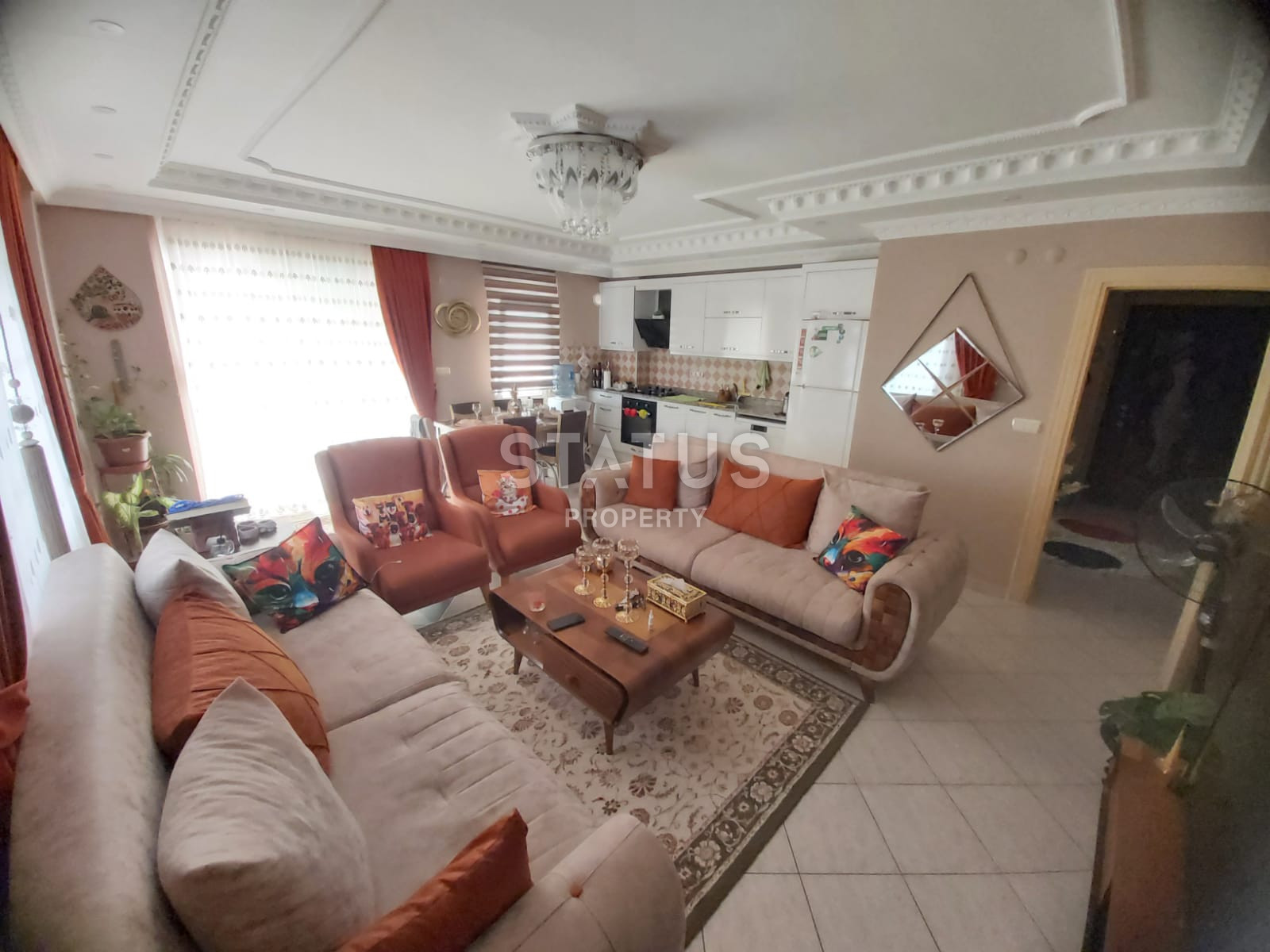 Квартира 2+1 в 350 метрах от моря в Махмутларе, 125 кв.м. фото 3