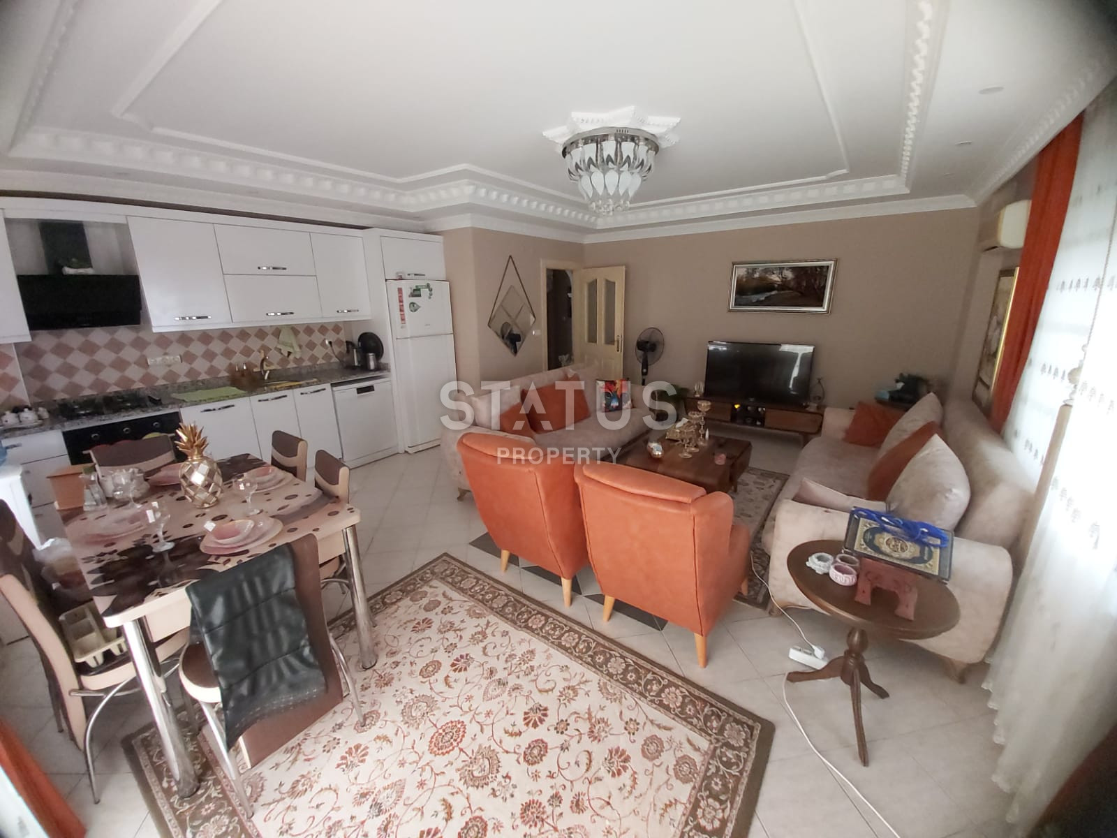 Квартира 2+1 в 350 метрах от моря в Махмутларе, 125 кв.м. фото 15