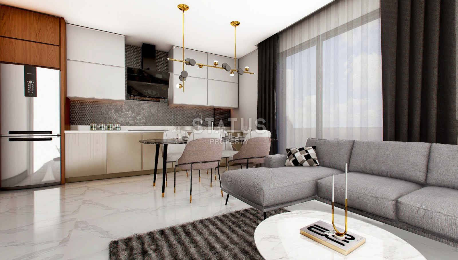 Investment project in Oba area, apartments 2+1 and duplex 3+1, 81-146 sq.m. фото 4