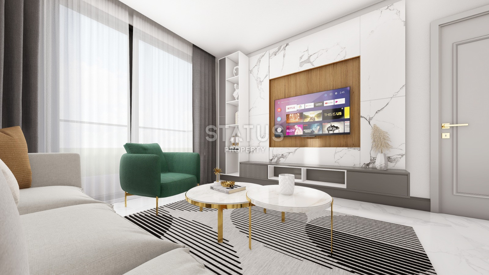 Investment project in Oba area, apartments 2+1 and duplex 3+1, 81-146 sq.m. фото 5