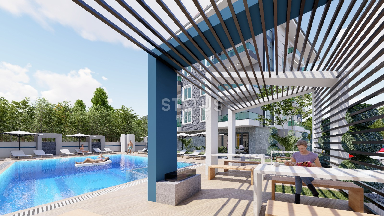 Investment project in Oba area, apartments 2+1 and duplex 3+1, 81-146 sq.m. фото 8