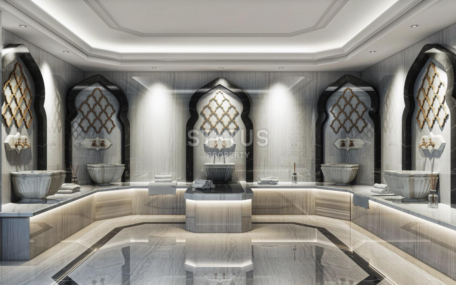 Видовой комплекс в районе Демирташ с отельной инфраструктурой, от 40- 194 кв.м. фото 17