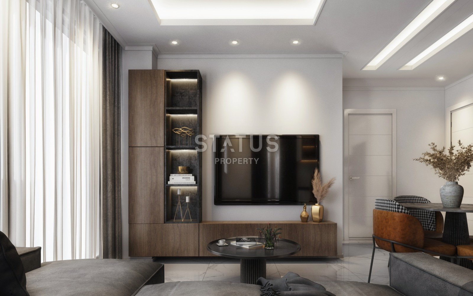 Новый, инвестиционный проект на стадии котлована в районе Оба, апартаменты 1+1, Дуплексы 2+1 с садом и 3+1, 45-210 кв.м. фото 7