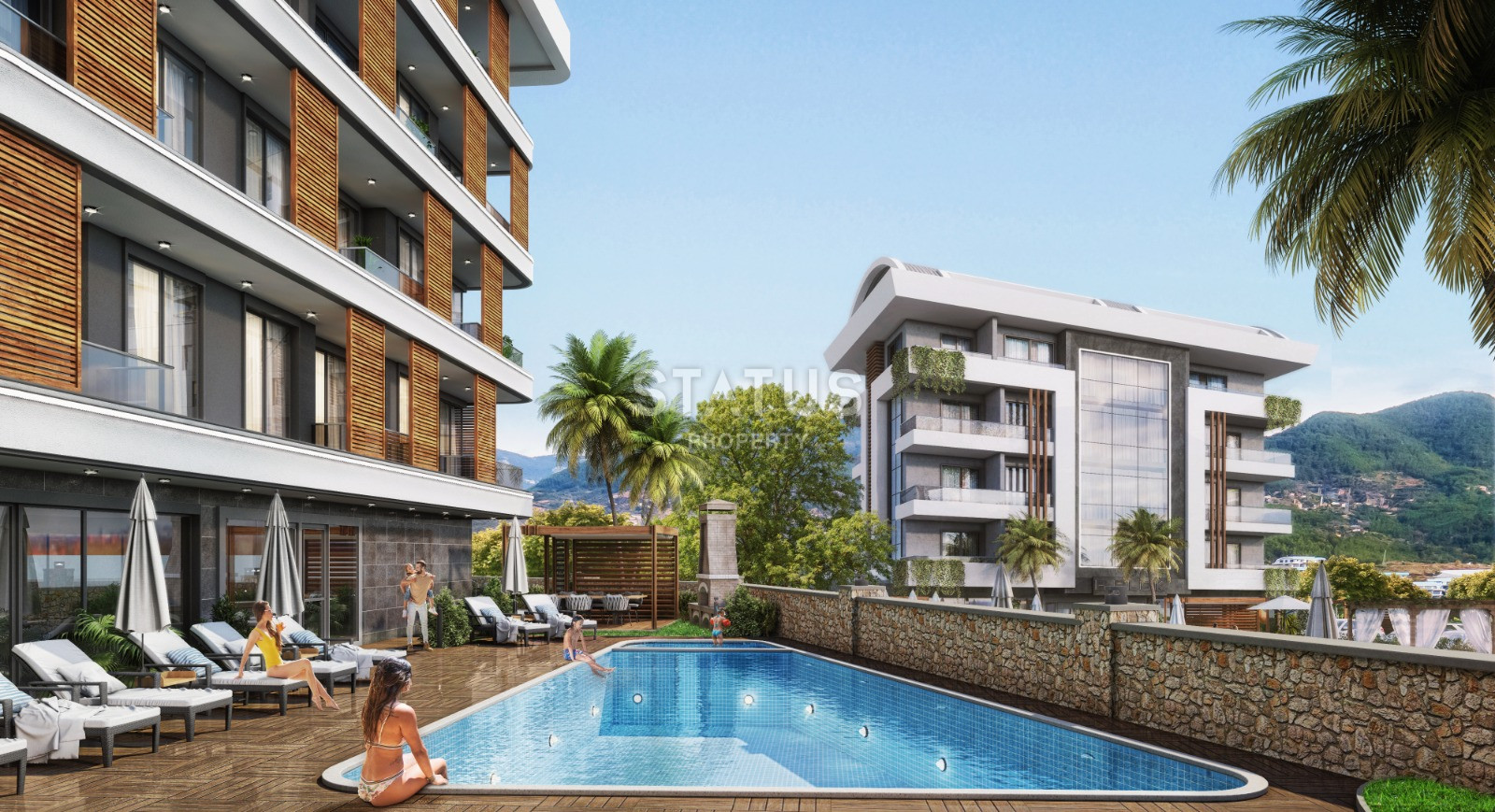 Новый, инвестиционный проект на стадии котлована в районе Оба, апартаменты 1+1, Дуплексы 2+1 с садом и 3+1, 45-210 кв.м. фото 10