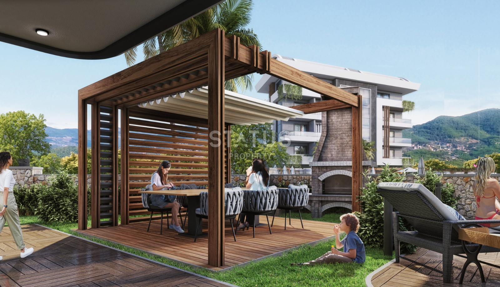 Новый, инвестиционный проект на стадии котлована в районе Оба, апартаменты 1+1, Дуплексы 2+1 с садом и 3+1, 45-210 кв.м. фото 11