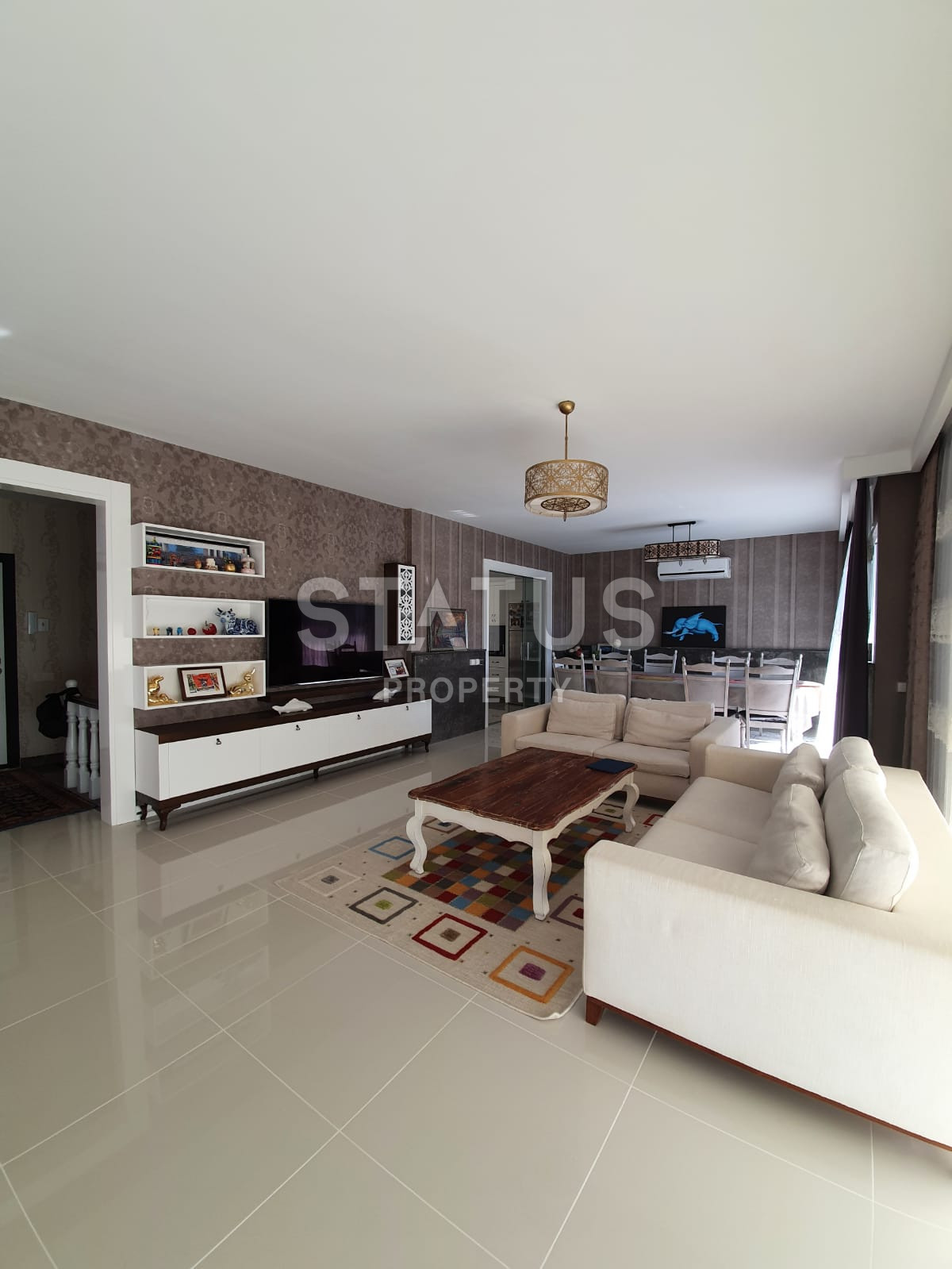 Elite furnished villa 4+1 luxury class, 260 m2 in Kargicak фото 12