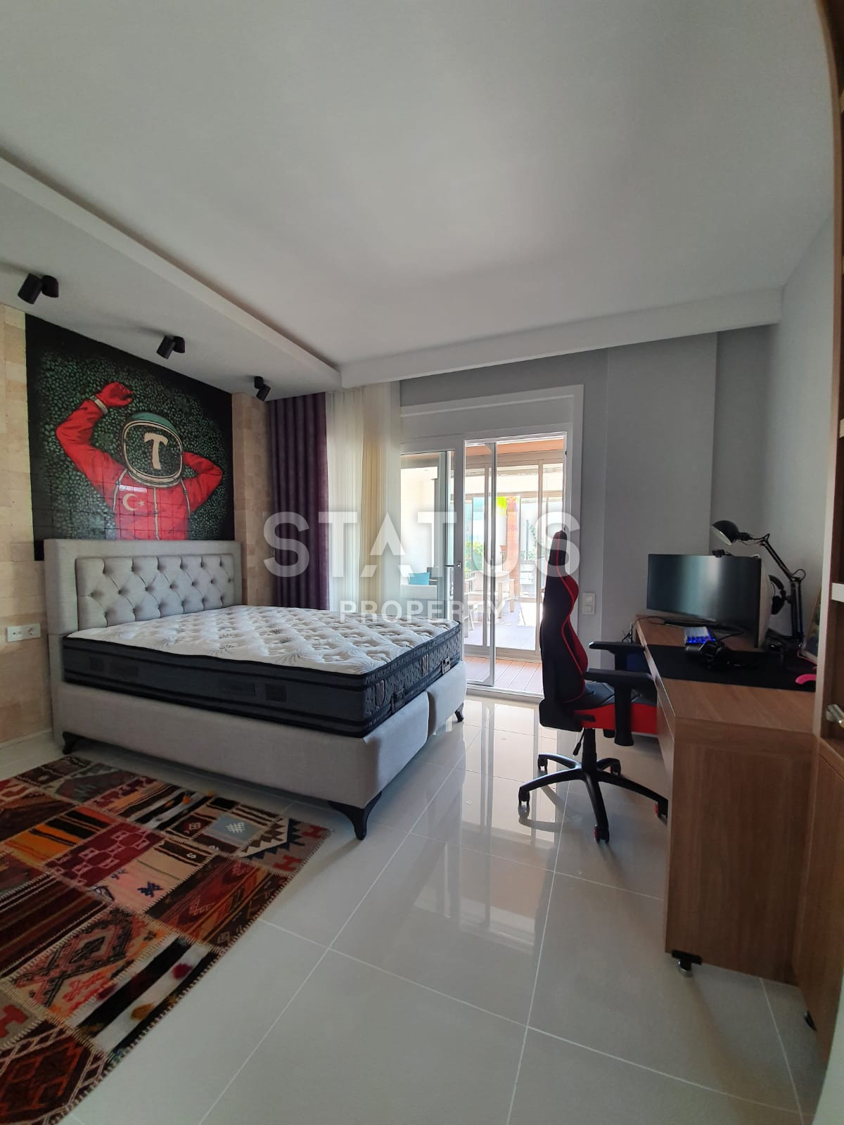 Elite furnished villa 4+1 luxury class, 260 m2 in Kargicak фото 17