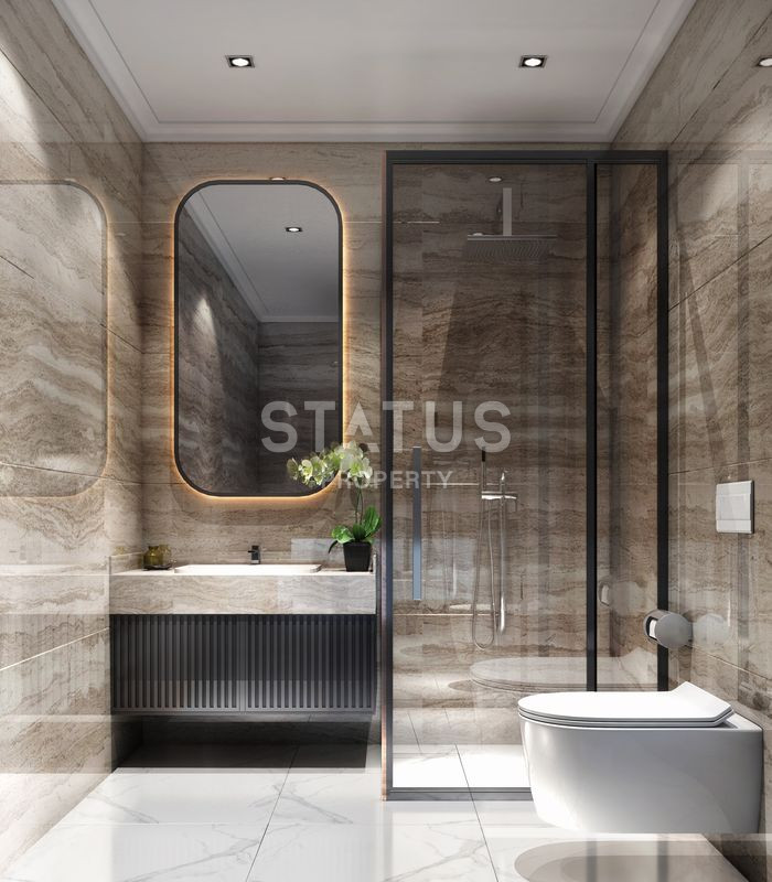 Инвестиционный проект на стадии котлована, апартаменты 1+1, 2+1, 3+1,  в районе Оба, 41-169 кв.м. фото 6