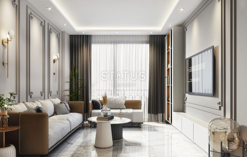 Инвестиционный проект на стадии котлована, апартаменты 1+1, 2+1, 3+1,  в районе Оба, 41-169 кв.м. фото 8