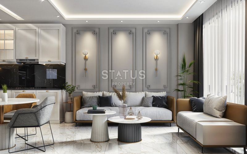 Инвестиционный проект на стадии котлована, апартаменты 1+1, 2+1, 3+1,  в районе Оба, 41-169 кв.м. фото 9