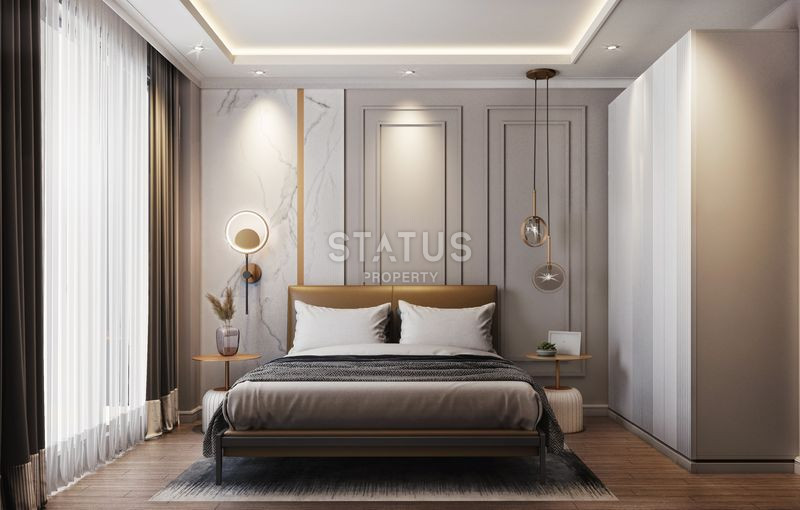 Инвестиционный проект на стадии котлована, апартаменты 1+1, 2+1, 3+1,  в районе Оба, 41-169 кв.м. фото 12