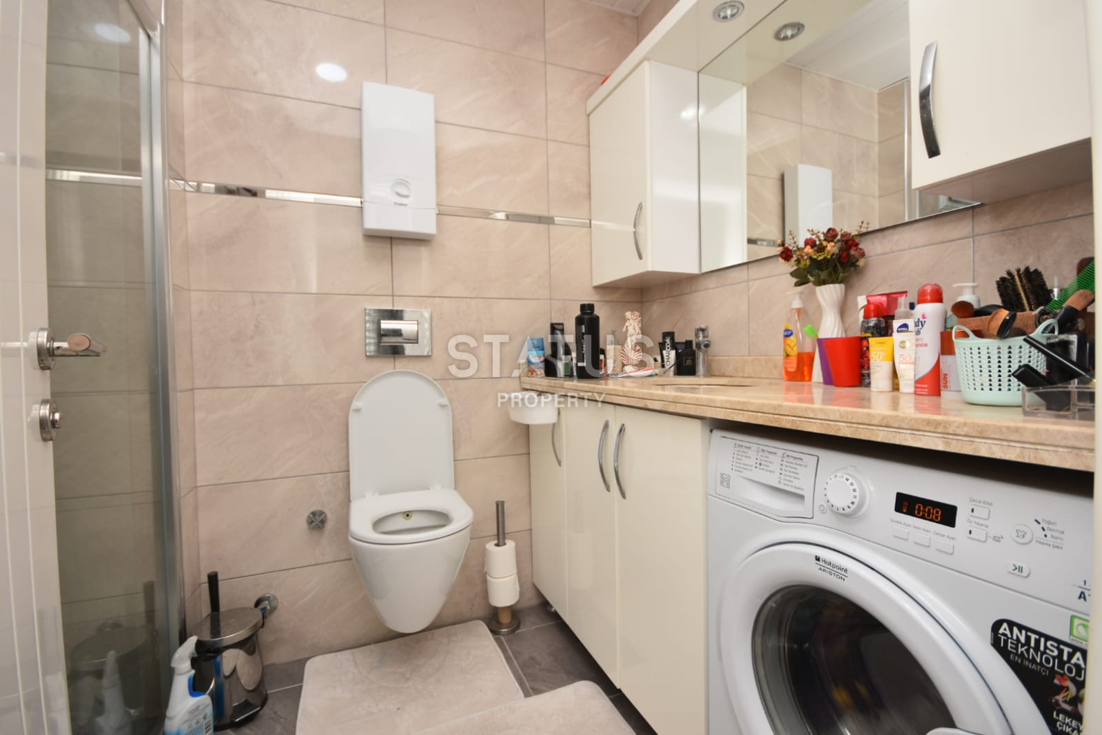 Furnished apartment 1+1, 100 meters from the sea, in the Mahmutlar area, 80 sq.m. фото 6