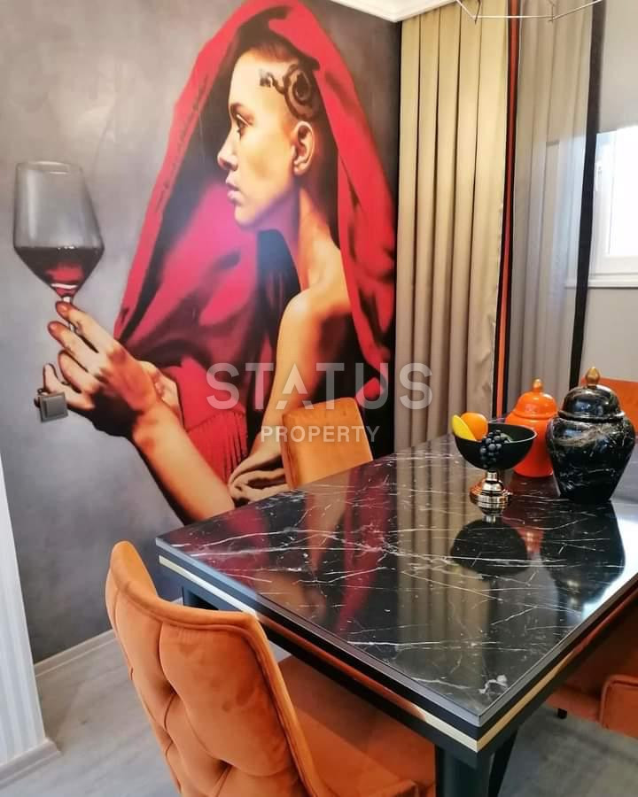 Таунхаус 3+1 с видом на море, горы и Крепость, 160 м2 в центральной части Алании. фото 6