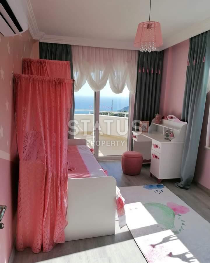 Таунхаус 3+1 с видом на море, горы и Крепость, 160 м2 в центральной части Алании. фото 11