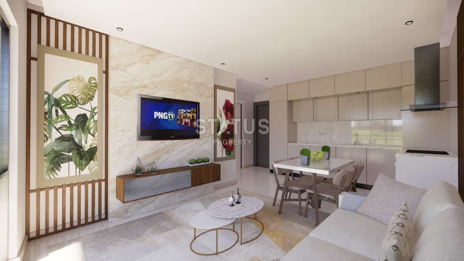 Инвестиционный проект на стадии строительства, апартаменты 1+1, 2+1, 3+1 в районе Оба, 42 – 115 кв.м. фото 3