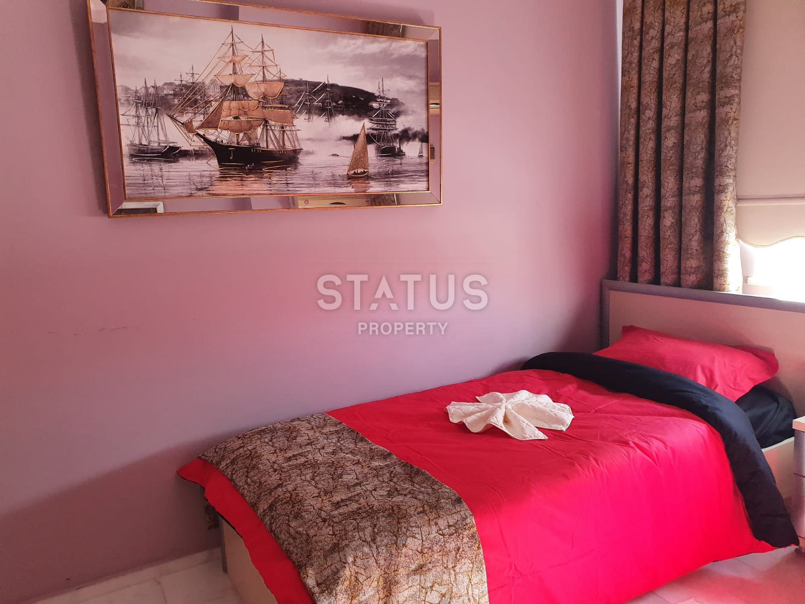 Bright and cozy apartment 2+1 with mountain views in Oba, 110 m2. фото 4