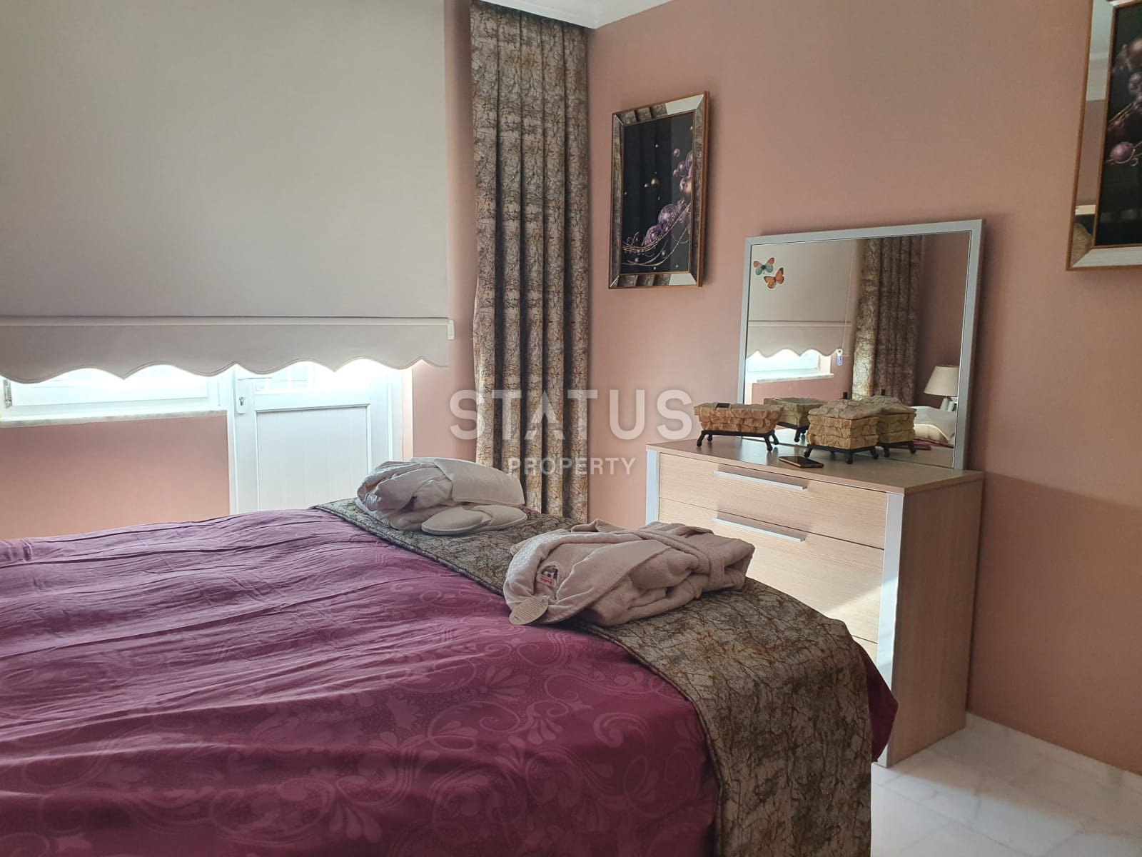 Bright and cozy apartment 2+1 with mountain views in Oba, 110 m2. фото 9