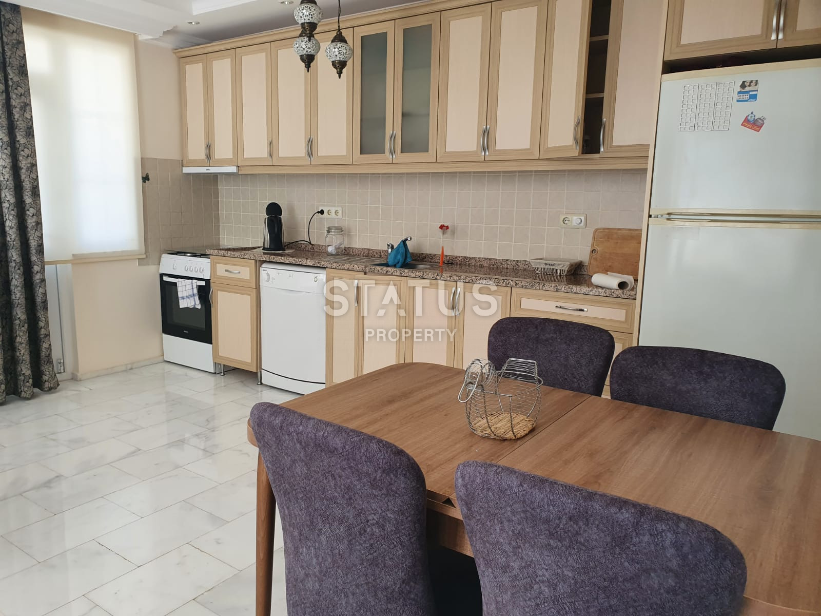 Bright and cozy apartment 2+1 with mountain views in Oba, 110 m2. фото 14