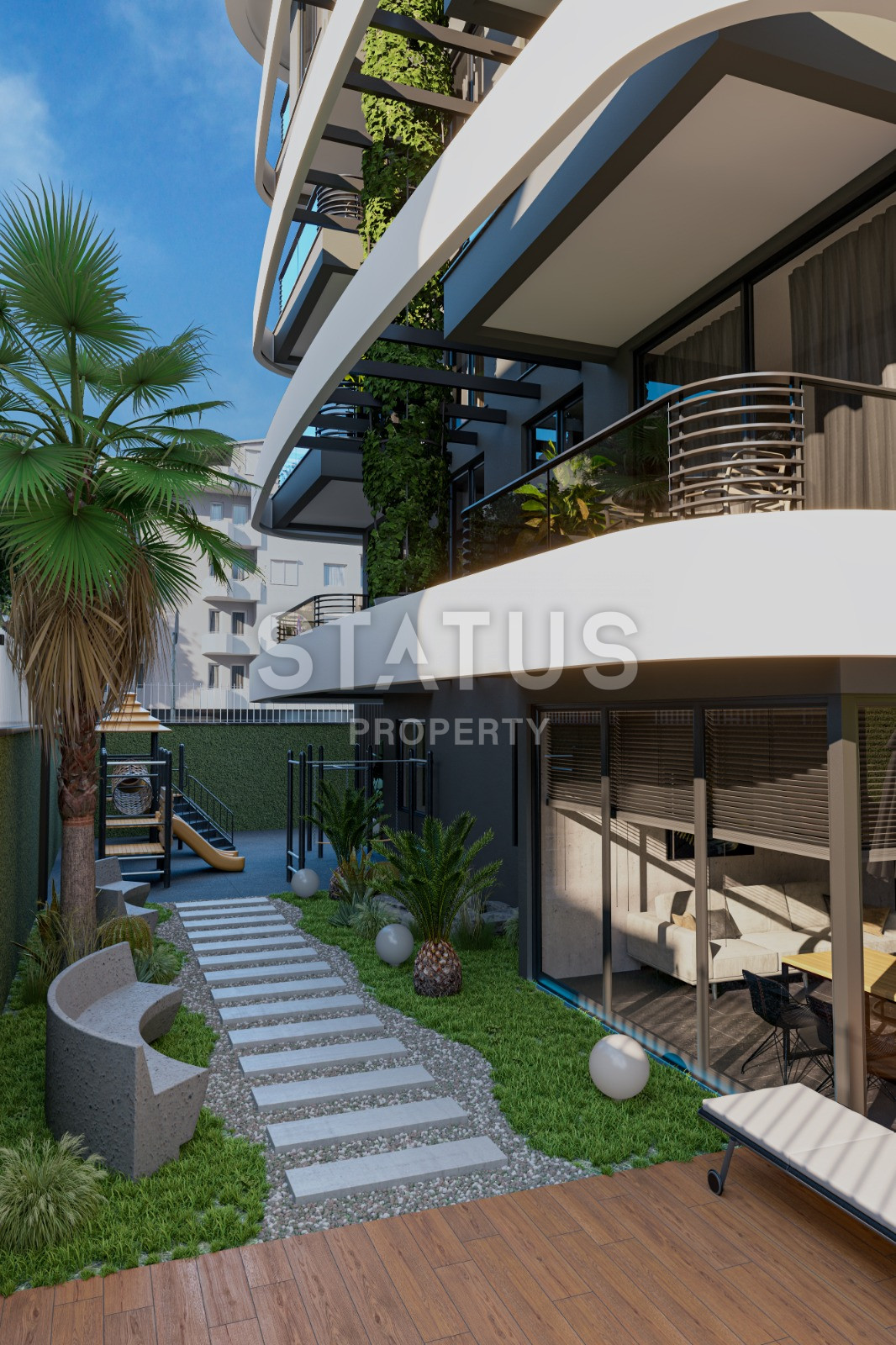 Инвестиционный проект на стадии котлована в 500 метрах от моря, в районе Оба, апартаменты 1+1, 3+1, от 44 до 177 кв.м. фото 5