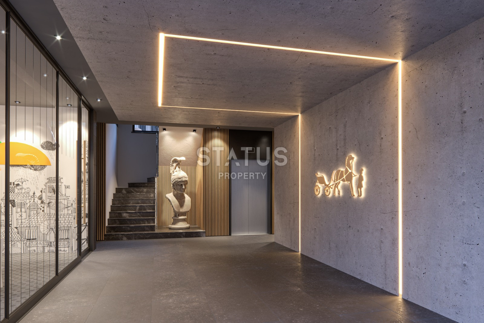 Инвестиционный проект на стадии котлована в 500 метрах от моря, в районе Оба, апартаменты 1+1, 3+1, от 44 до 177 кв.м. фото 14