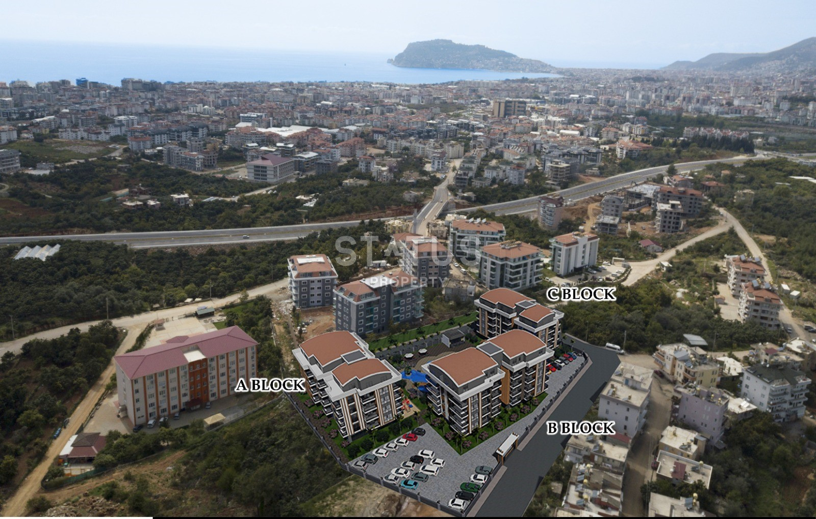 Проект в европейском районе Оба на этапе котлована. Квартиры от 48 до 150 м2. фото 3