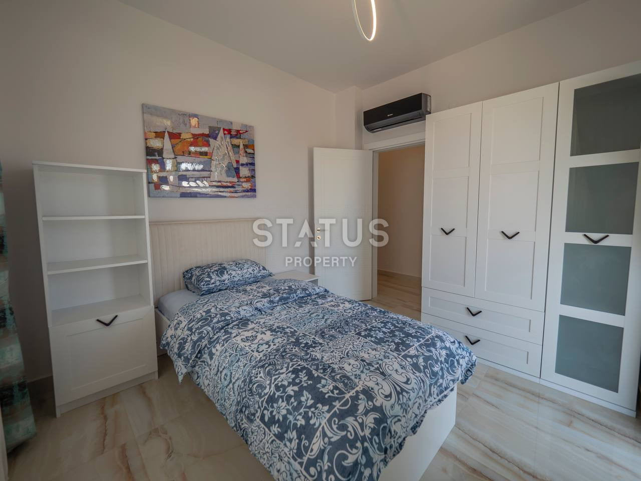 Apartments 1+1 and 2+1 in a new finished complex 500 meters from the sea in Kargicak, from 60 to 110 sq.m. фото 9