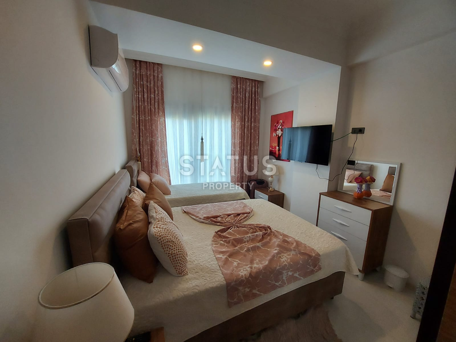 Мебелированные апартаменты 1+1, в 500 метрах от моря, в районе Махмутлар, 65 кв.м. фото 6