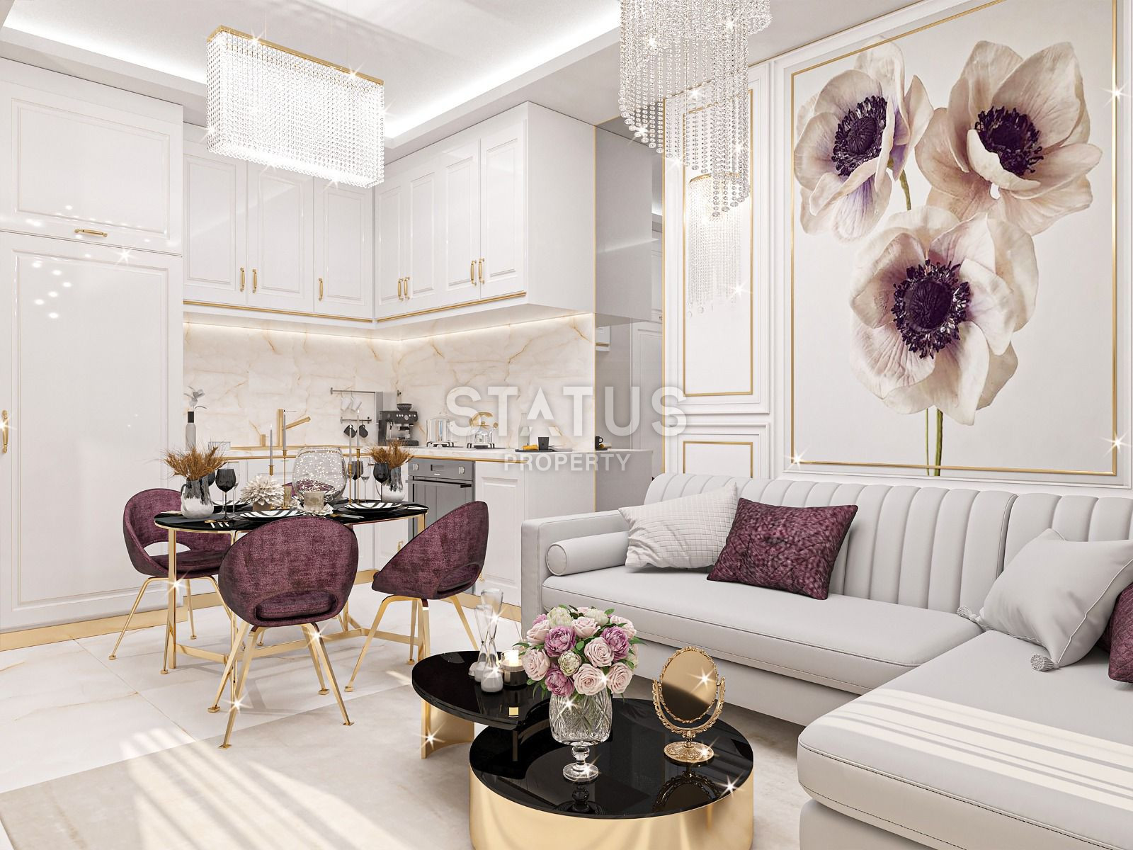 Эксклюзивный, инвестиционный проект на стадии котлована в центре Алании, апартаменты 1+1, пентхаусы 2+1, 51 м² - 116 м² фото 3