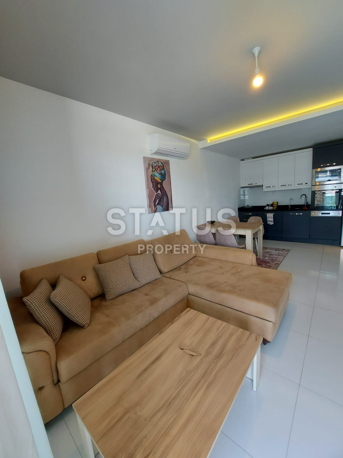 Мебелированные апартаменты 1+1, в районе Каргыджак, 80 кв.м. фото 4