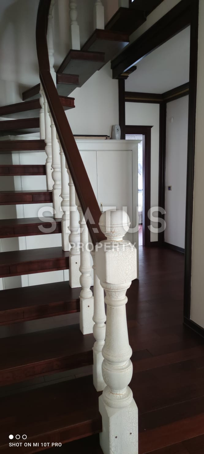 Дуплекс 3+2 с видом на море и Аланийскую крепость, 250 кв.м. фото 27