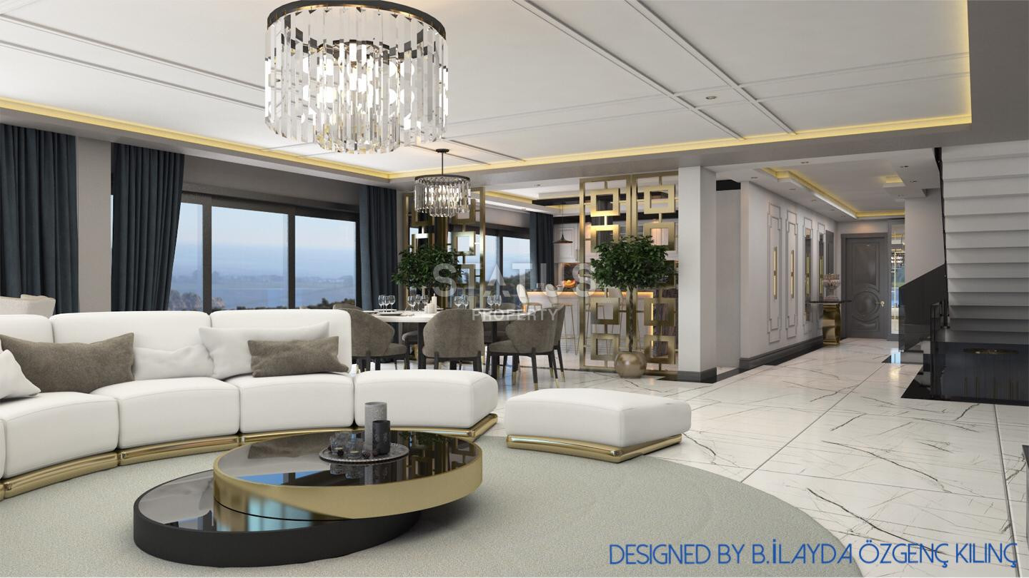 Три виллы 5+2 класса премиум с панорамным видом на средиземное море, 700 м2 фото 29