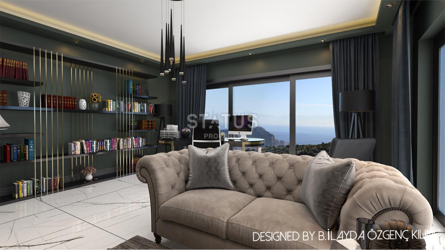 Три виллы 5+2 класса премиум с панорамным видом на средиземное море, 700 м2 фото 30