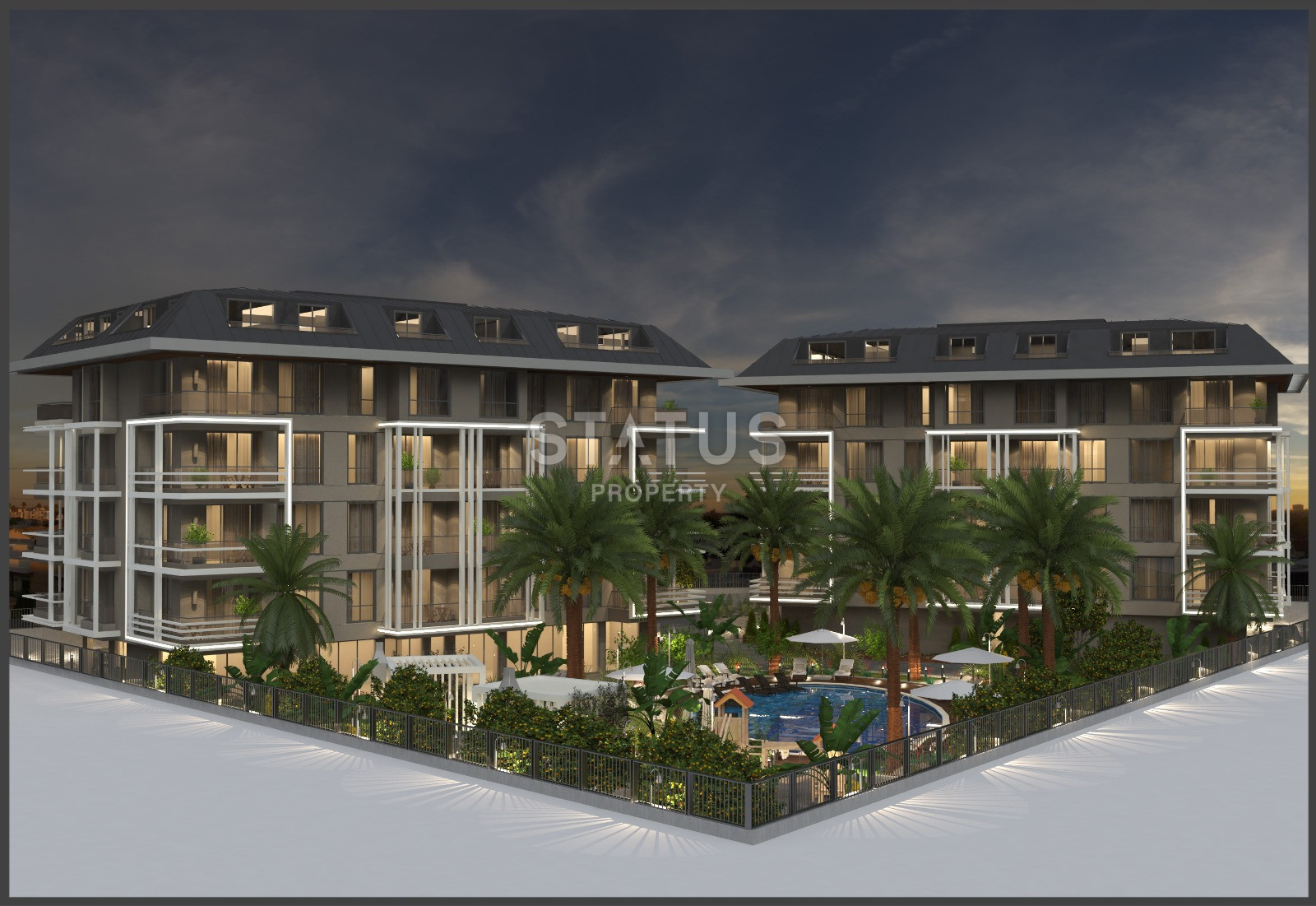 Комплекс на финальной стадии строительства в районе Оба, 51-145м.кв фото 12