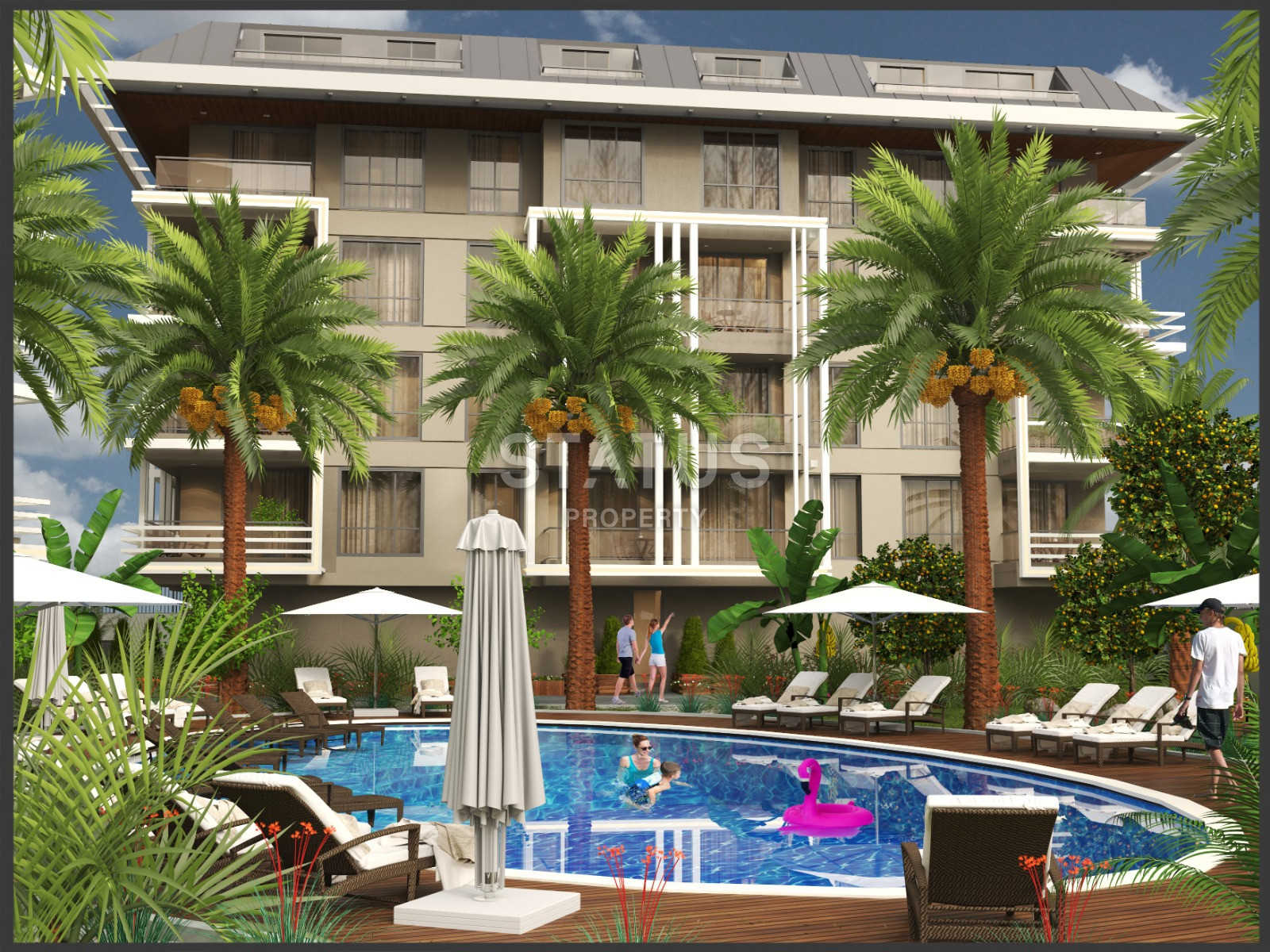 Комплекс на финальной стадии строительства в районе Оба, 51-145м.кв фото 56