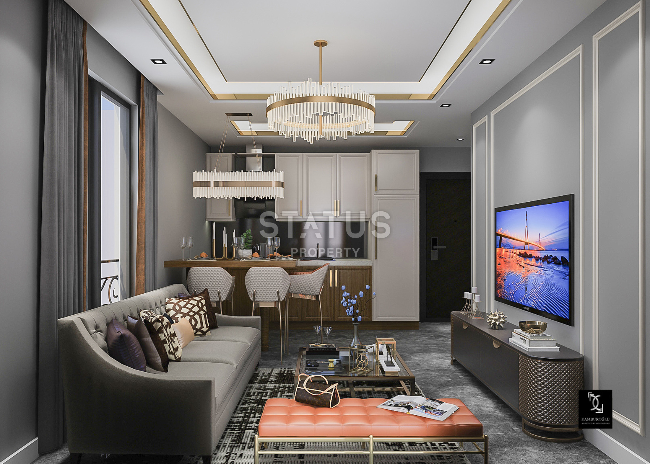 Новый, инвестиционный проект на стадии котлована, в районе Махмутлар, апартаменты разных планировок от 52 до 145 кв.м. фото 3