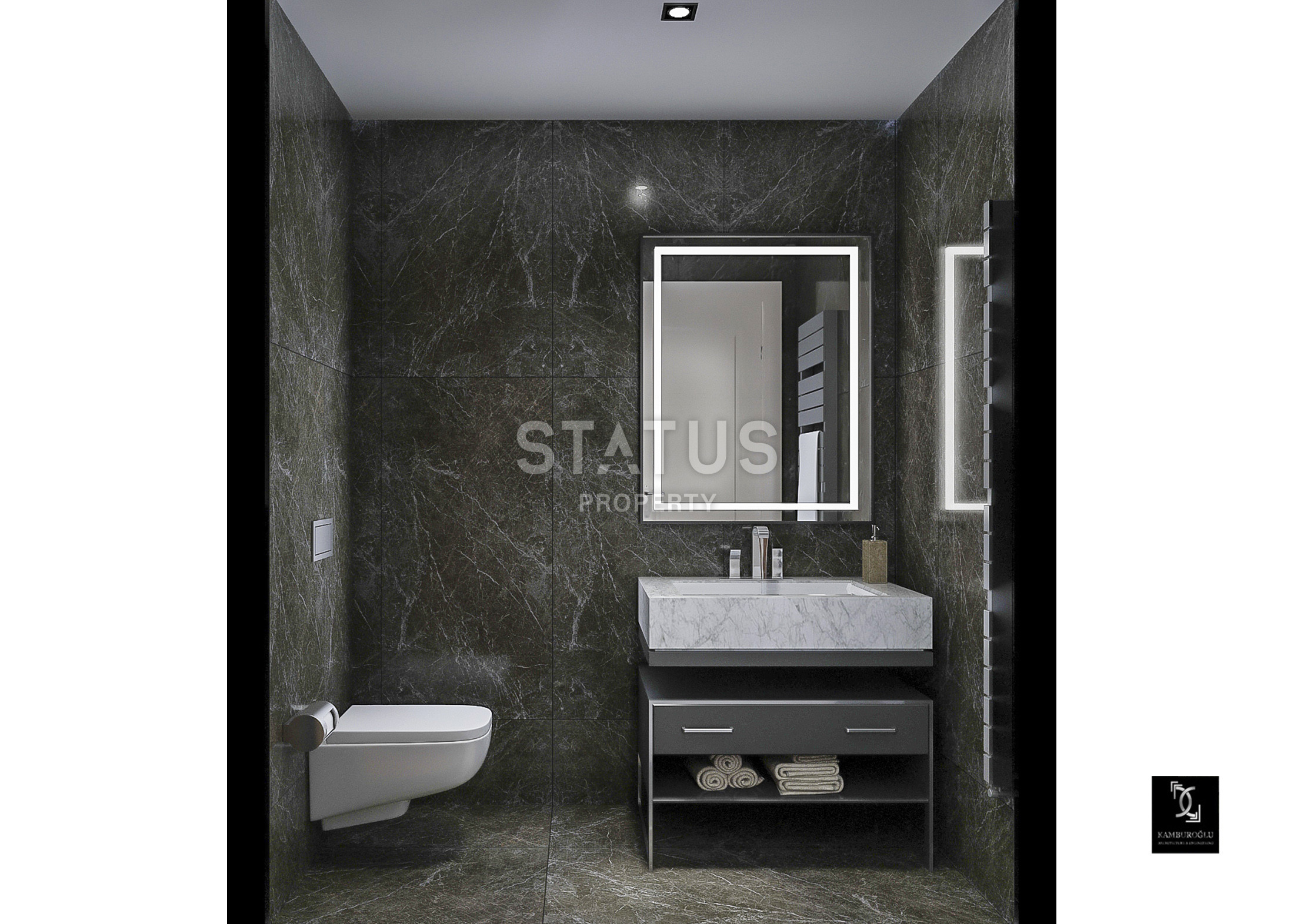 Новый, инвестиционный проект на стадии котлована, в районе Махмутлар, апартаменты разных планировок от 52 до 145 кв.м. фото 11