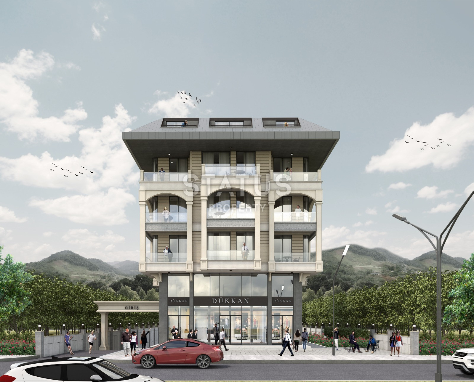 Новый проект на этапе строительства в Кестеле, в 250 метрах от моря, 55-125 кв.м. фото 6