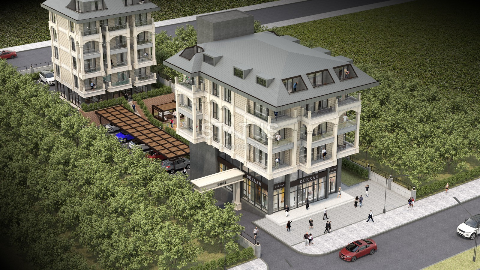 Новый проект на этапе строительства в Кестеле, в 250 метрах от моря, 55-125 кв.м. фото 11