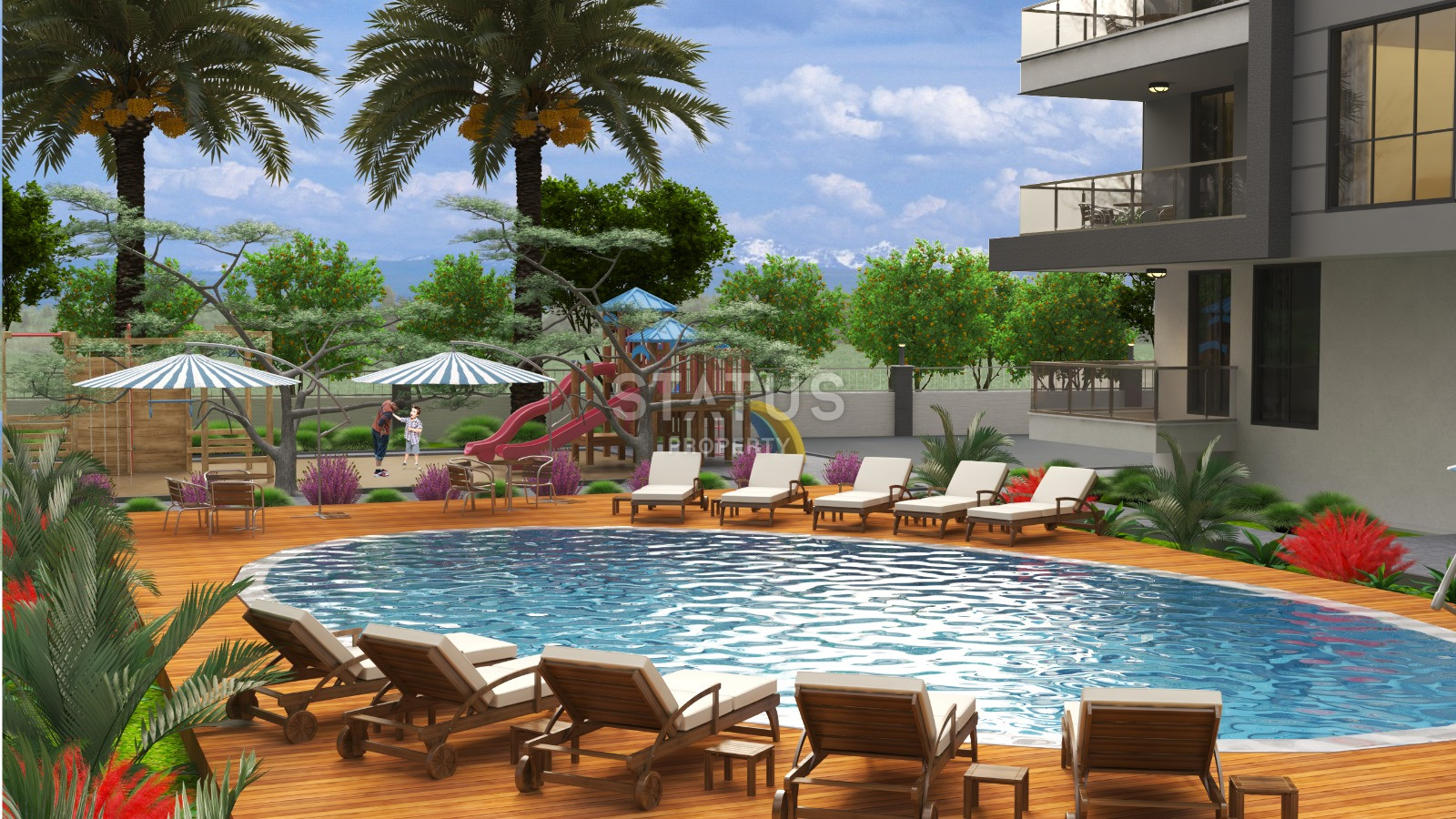 Новый проект на стадии строительства в Газипаша с различными видами планировок! фото 11