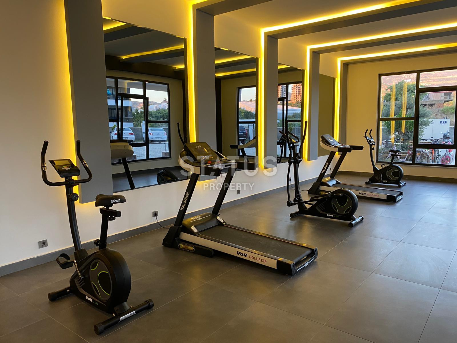 Просторные апартаменты 2+1 с видом на горы и море, в районе Махмутлар 120 кв.м. фото 12