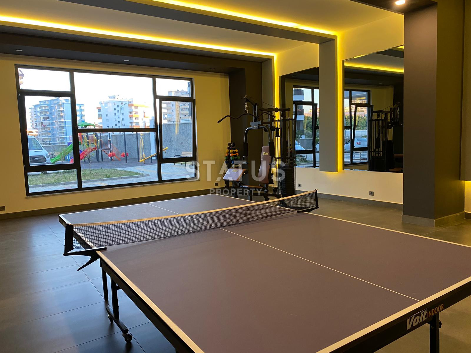 Просторные апартаменты 2+1 с видом на горы и море, в районе Махмутлар 120 кв.м. фото 13