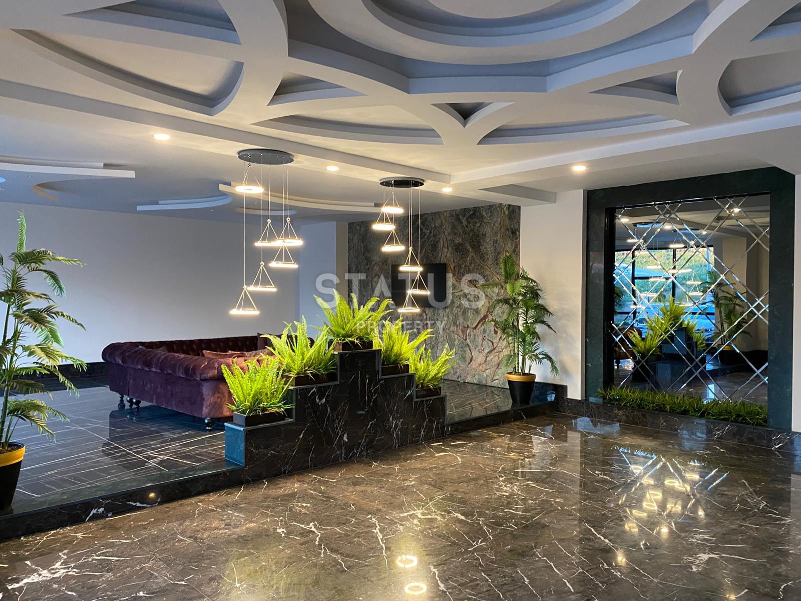 Просторные апартаменты 2+1 с видом на горы и море, в районе Махмутлар 120 кв.м. фото 22