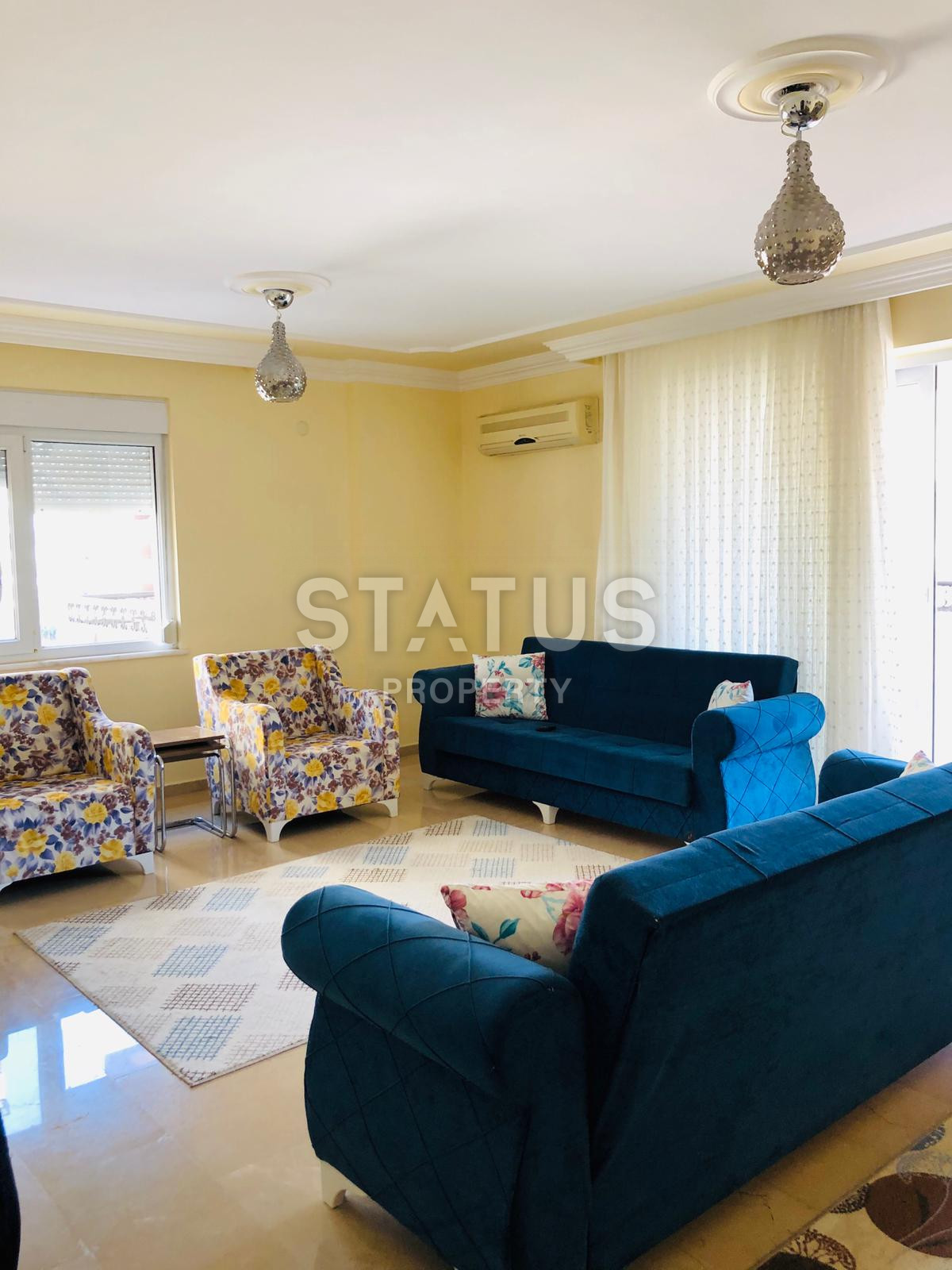 Большая четырехкомнатная квартира в Махмутларе в комплексе, 250 метров до моря фото 12