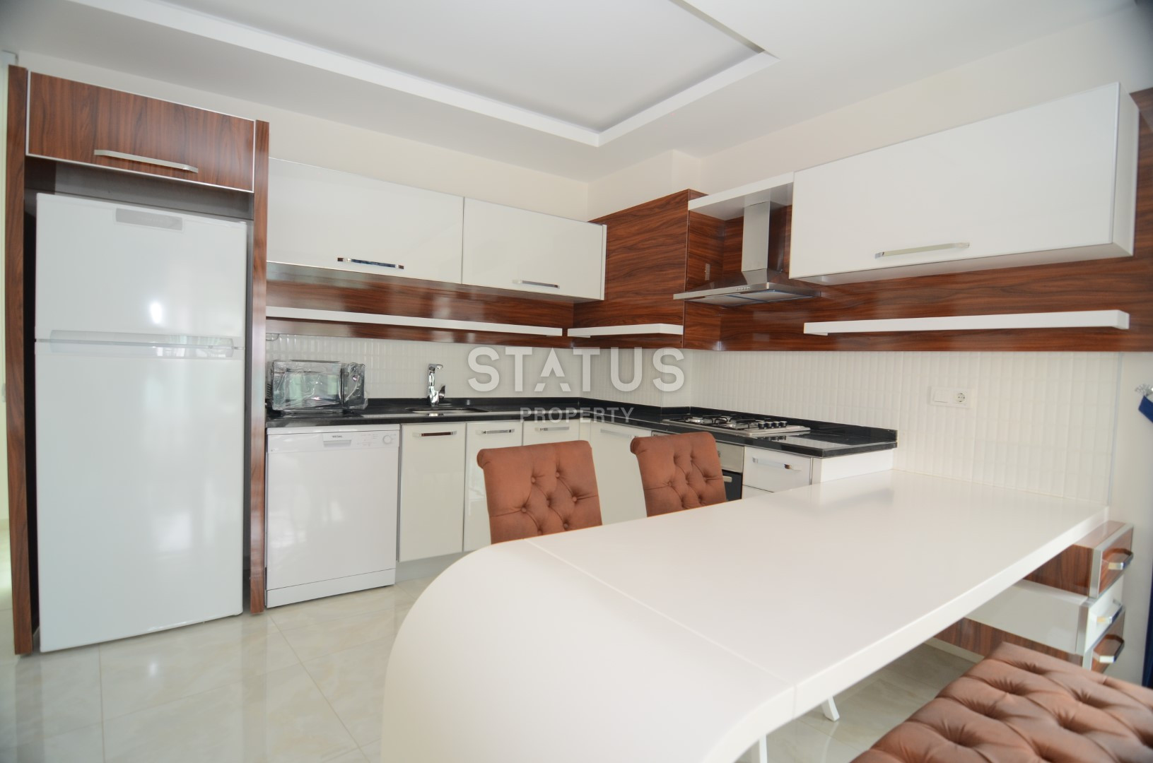 Просторная квартира 1+1 с мебелью в комплексе с инфраструктурой, 75 м2 фото 17