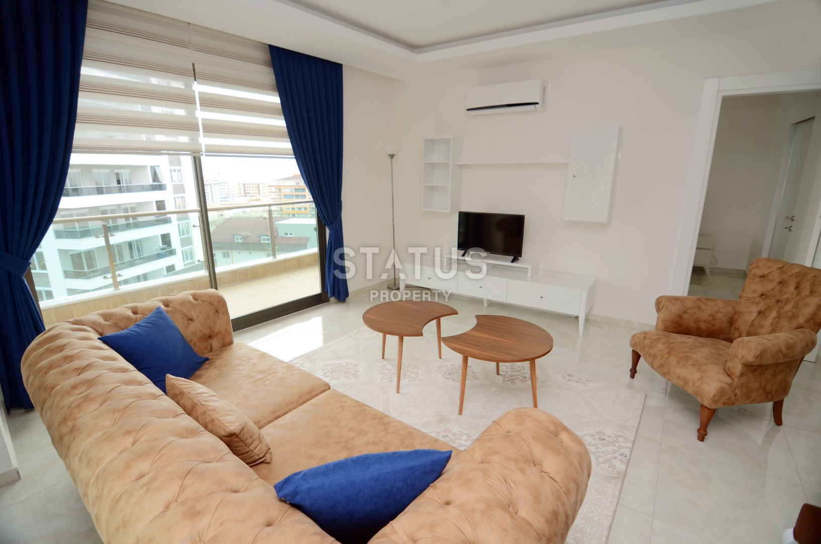 Просторная квартира 1+1 с мебелью в комплексе с инфраструктурой, 75 м2 фото 22